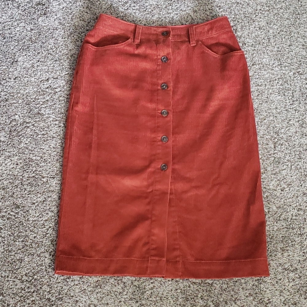 Gap corduroy pencil skirt